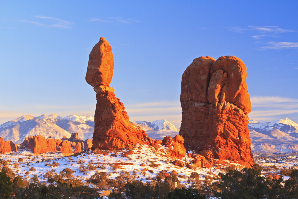 a photo of arches national park in february, a great time to go