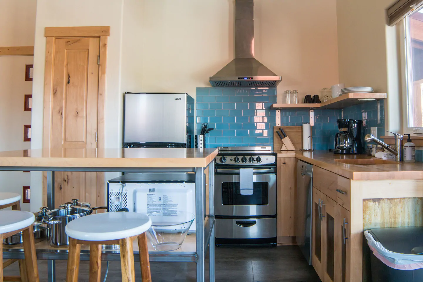 photo of the inside of a downtown casita one of the best airbnbs to stay in at arches national park in february