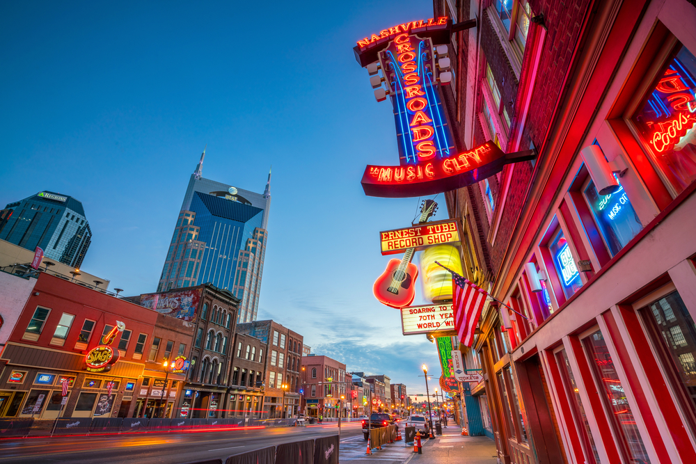 Nashville, Tennessee is a fun place to visit in the South