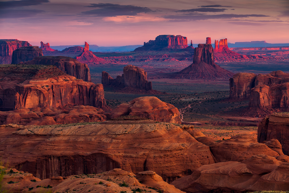 The incredible Monument Valley in Utah 