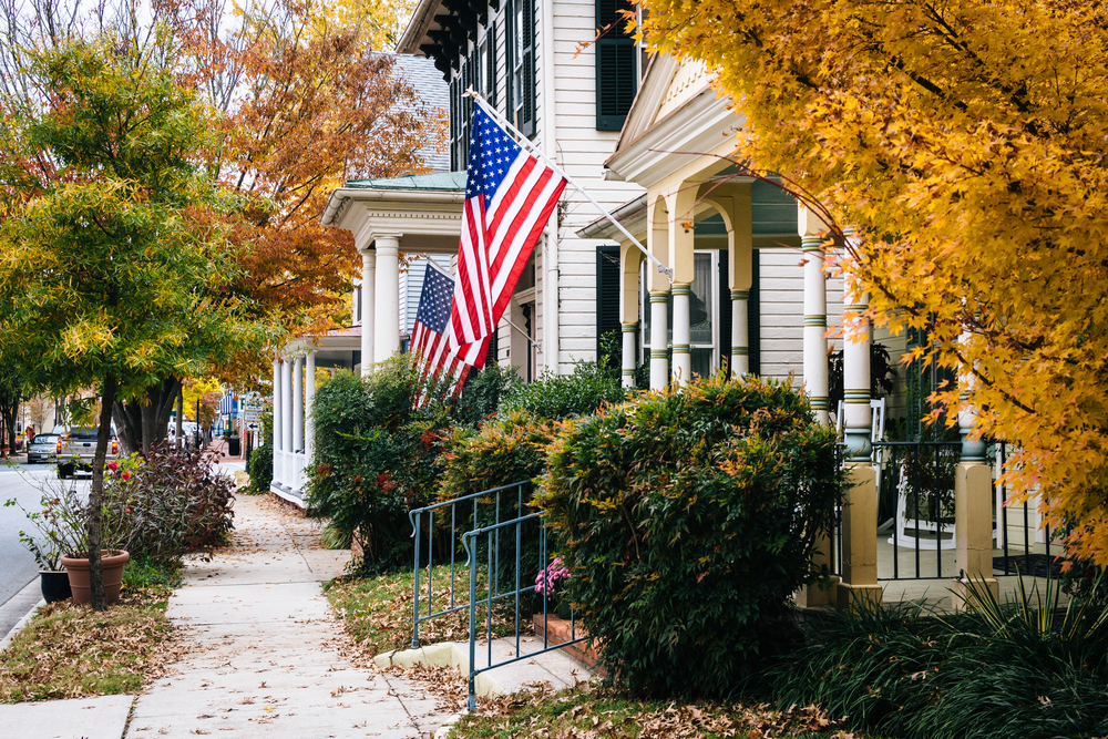 A pretty streets in Easton