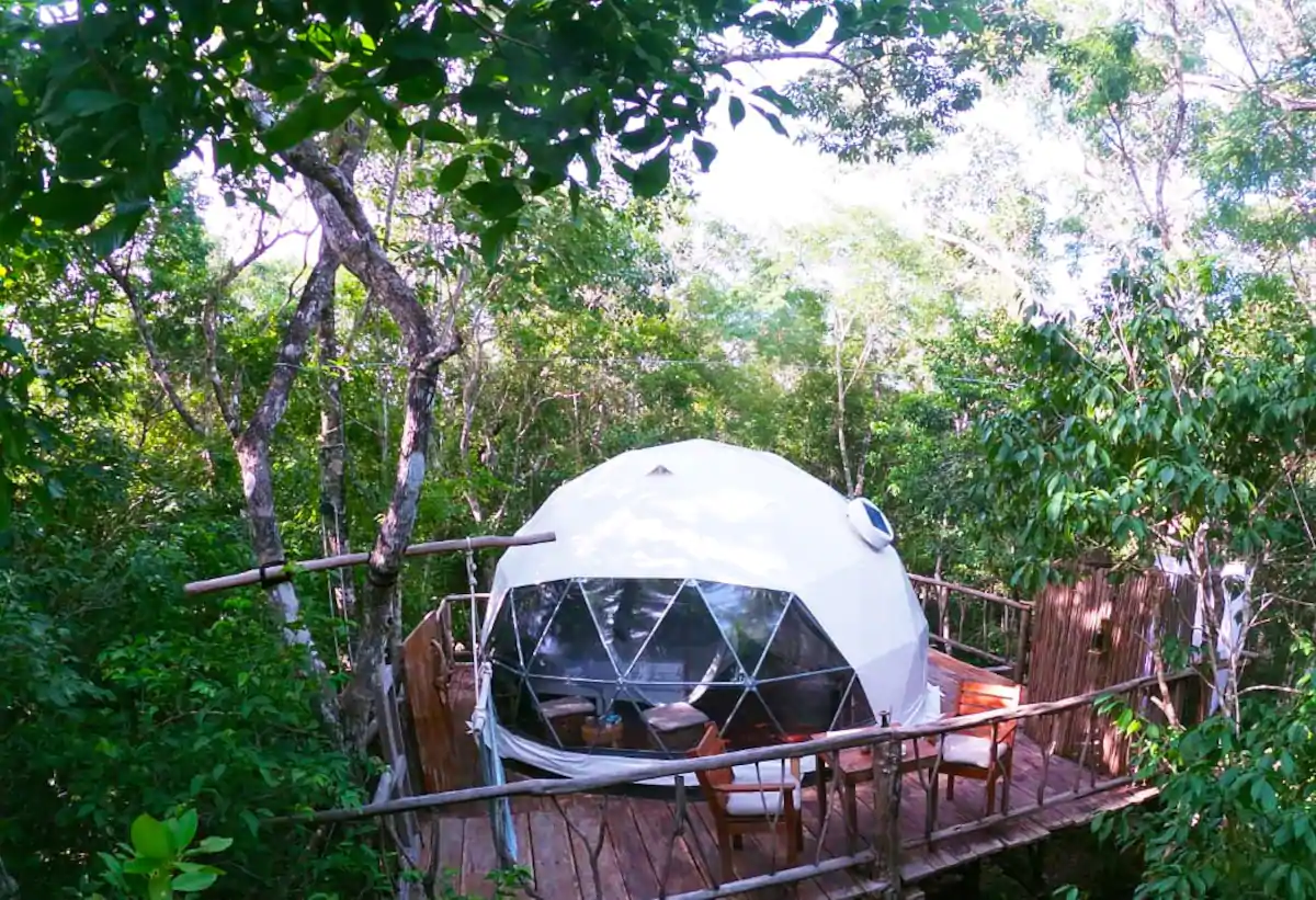 This eco tree house is one of the best Airbnbs in Tulum!
