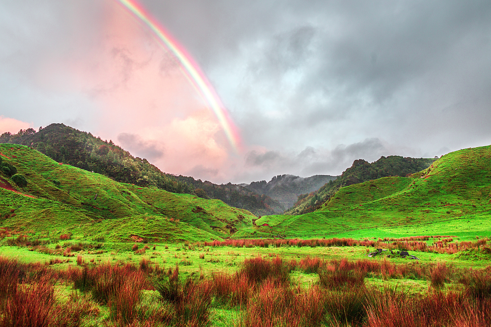 A beautiful view of the hills