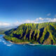 kauai coastline with green landscape