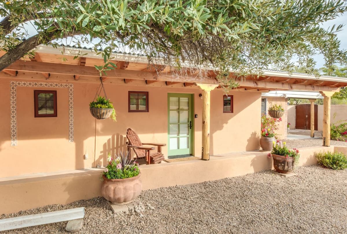 The Jacaranda with its veranda is one of the best Airbnbs in Tucson