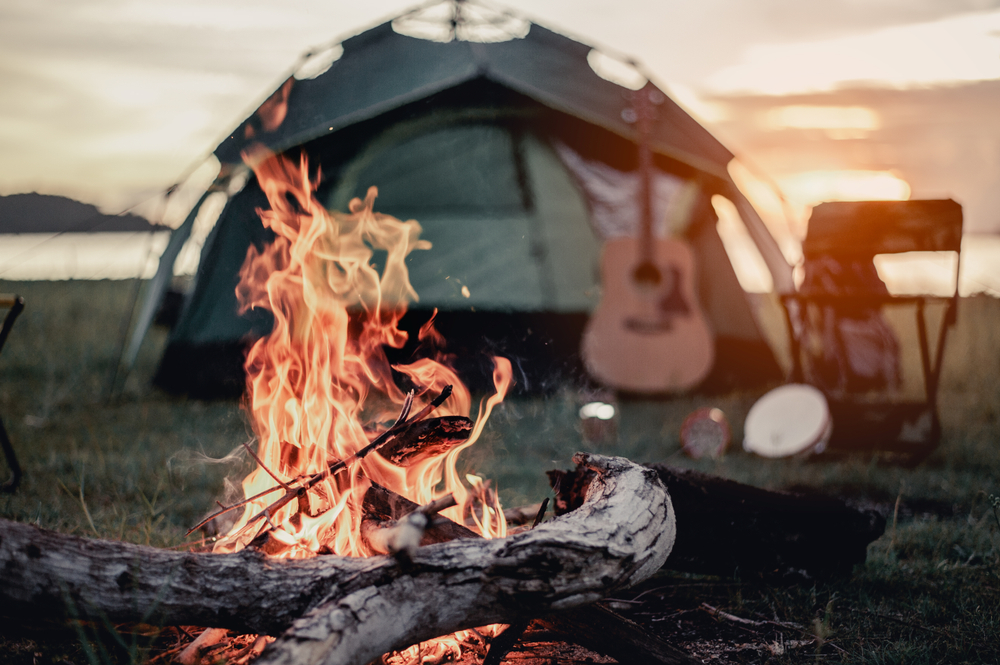 photo of a campfire