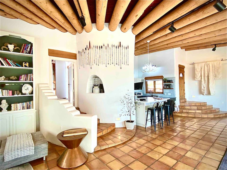 Black and Mitty's casita is one of the best Airbnbs in Santa Fe. 