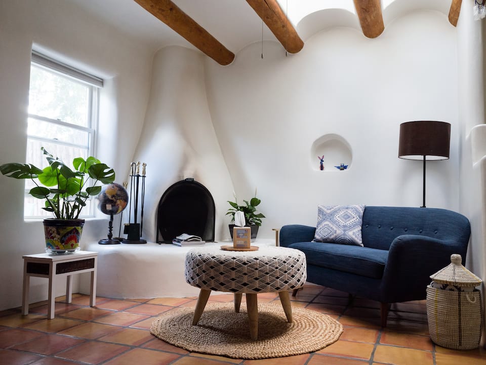 this lovely downtown casita is one of the best Airbnbs in Santa Fe