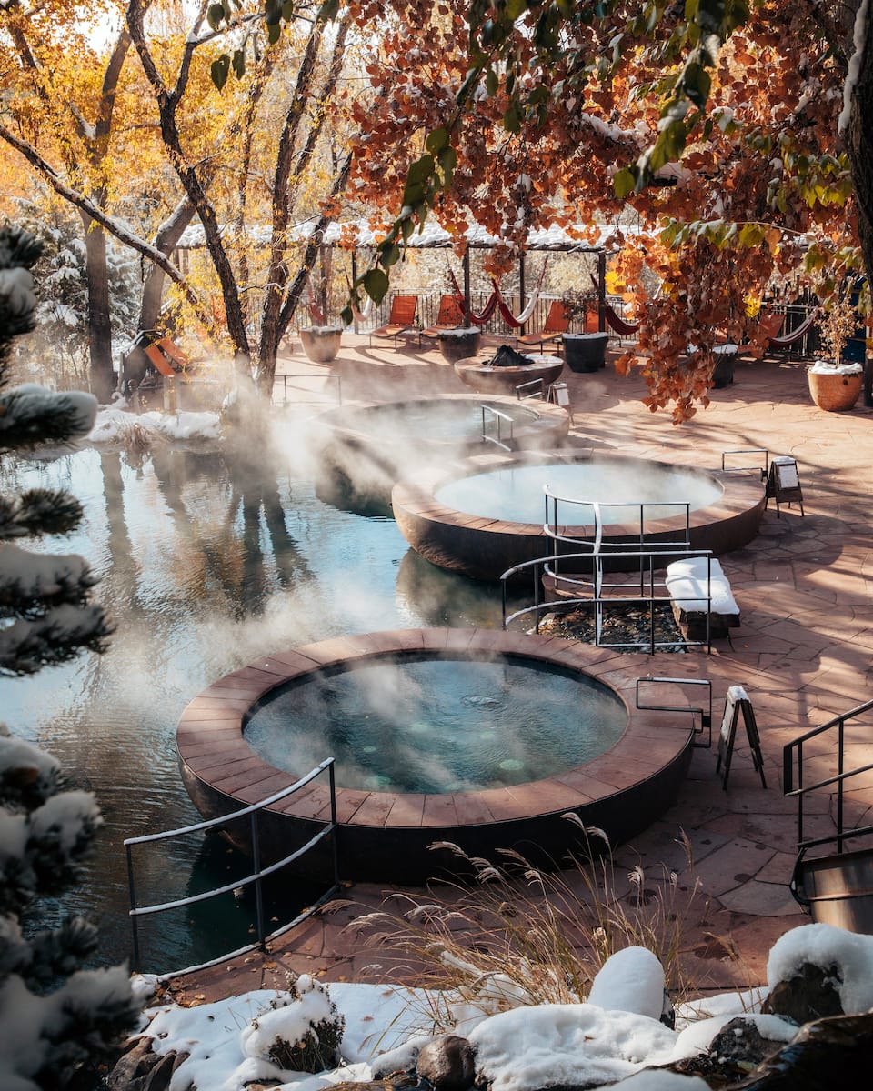 the Hot Springs Casita at the Ojo Santa Fe Spa Resort is one of the best Airbnbs in Santa Fe