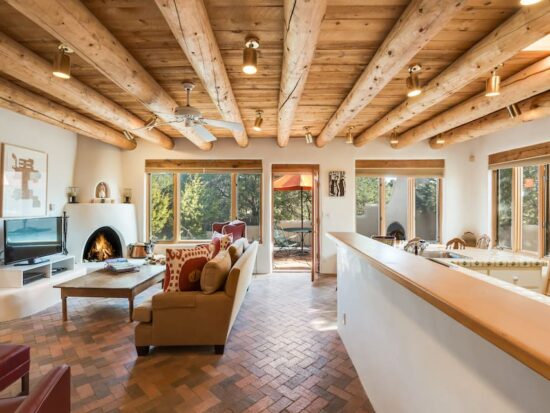 this upscale, beautiful, and private 2 BR home is one of the best Airbnbs in Santa Fe