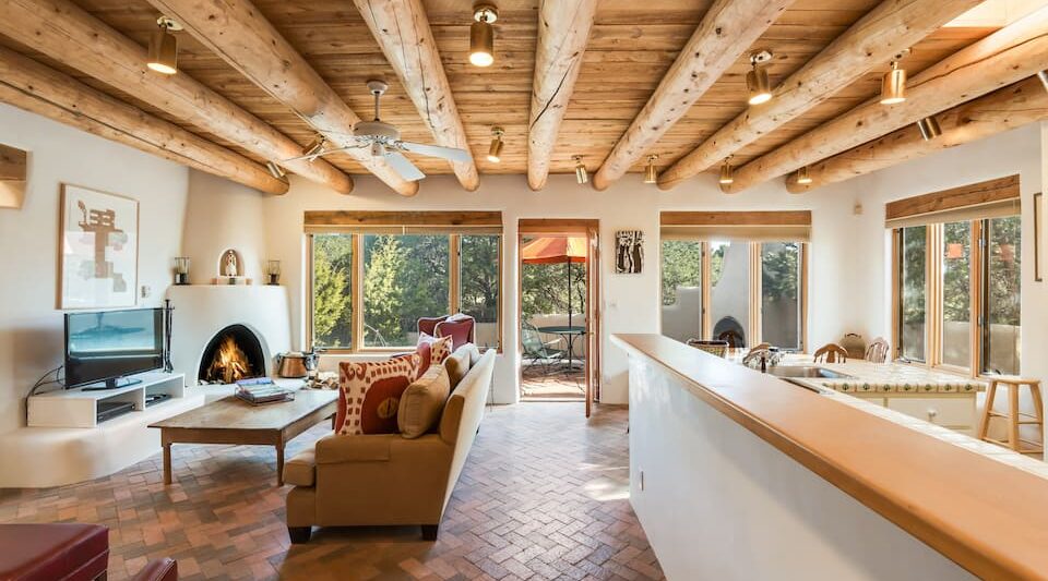 this upscale, beautiful, and private 2 BR home is one of the best Airbnbs in Santa Fe