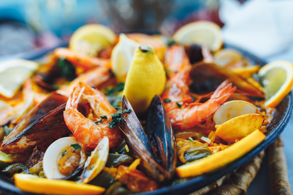 paella is offered at El Farol which is one of best restaurants in Santa Fe