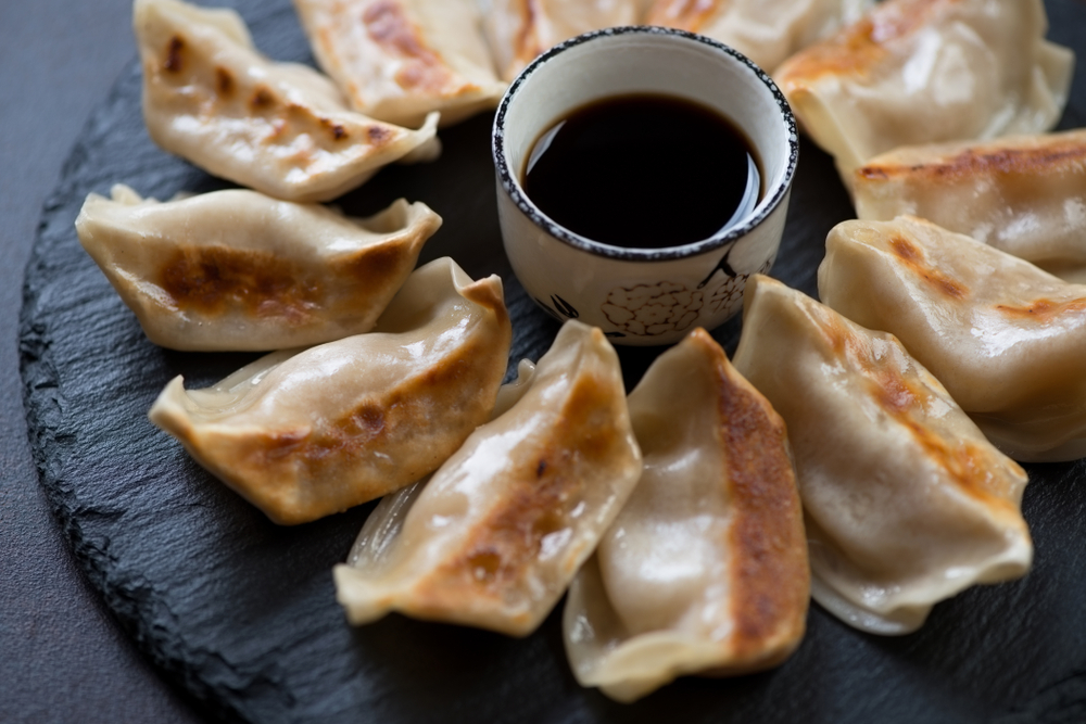 house made gyoza is offered at Izanami which is one the best restaurants in Santa Fe