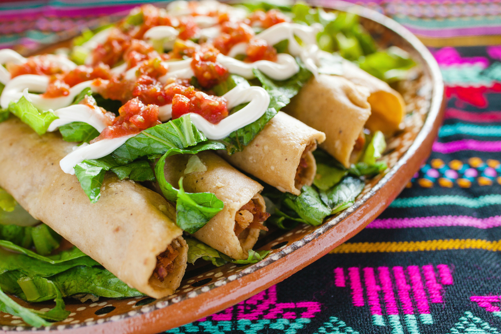 chicken flautas are offered at Santa Fe Bite which is one of the best restaurants in Santa Fe