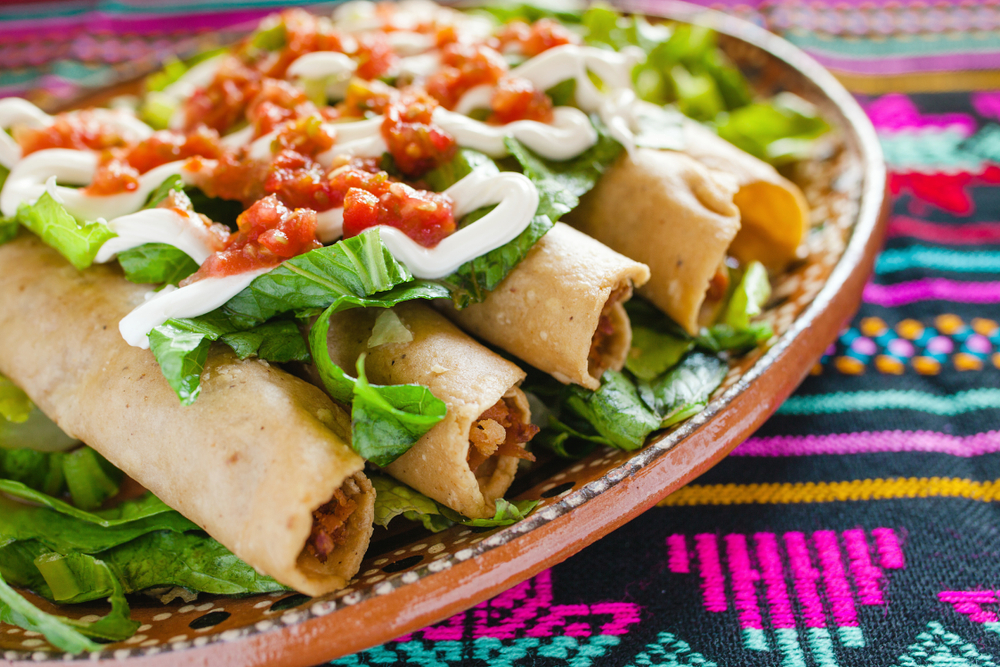 chicken flautas are offered at Santa Fe Bite which is one of the best restaurants in Santa Fe