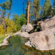 the side view of Spence Hot Springs which is one of the best New Mexico hot springs