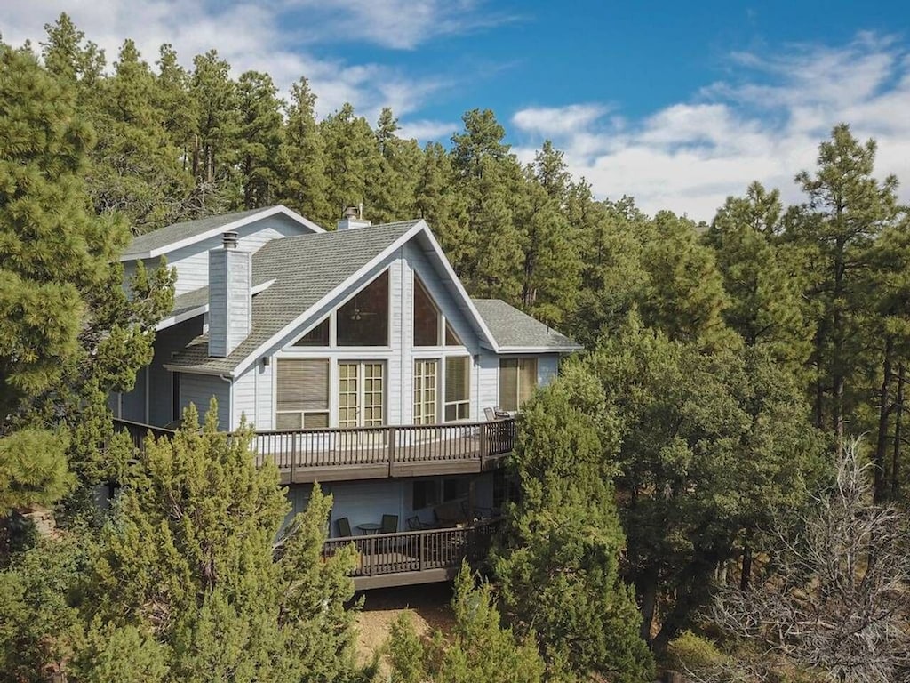 this family cabin in the pines is one of the best cabins in Arizona