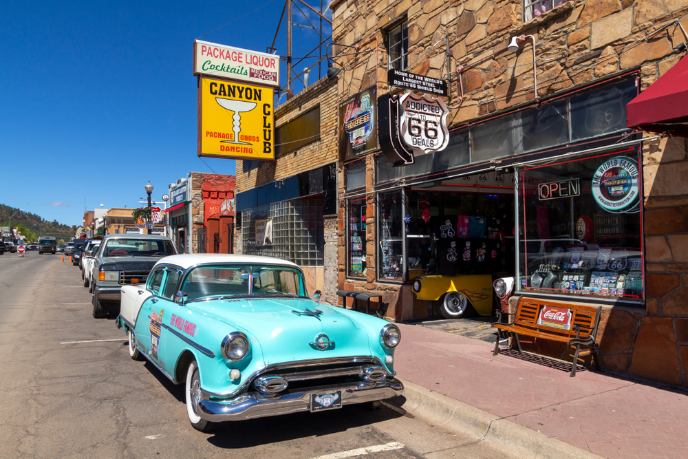 a visit to the small town of Williams is one of the best weekend getaways in Arizona