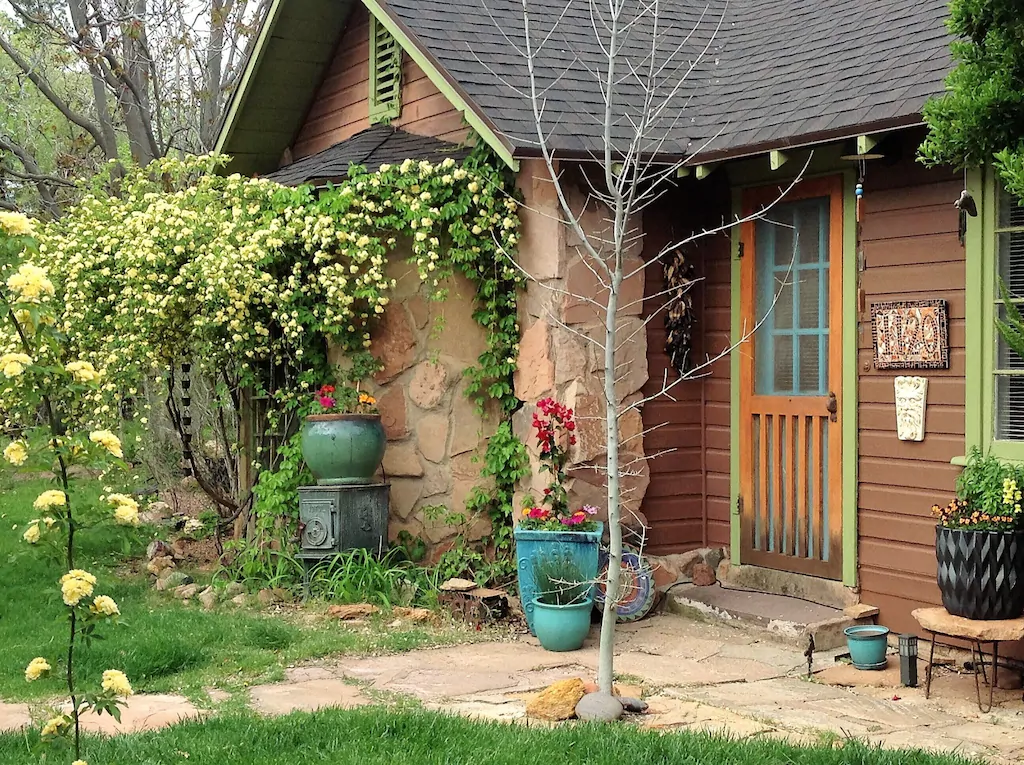 a photo of the historic rose cottage one of the best utah cottage rentals