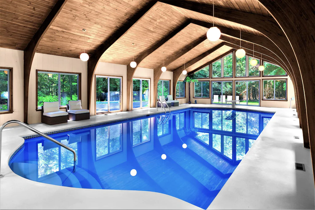 Newly-Renovated Ponocos Hideaway one of the best houses to rent with an indoor pool in Pennsylvania
