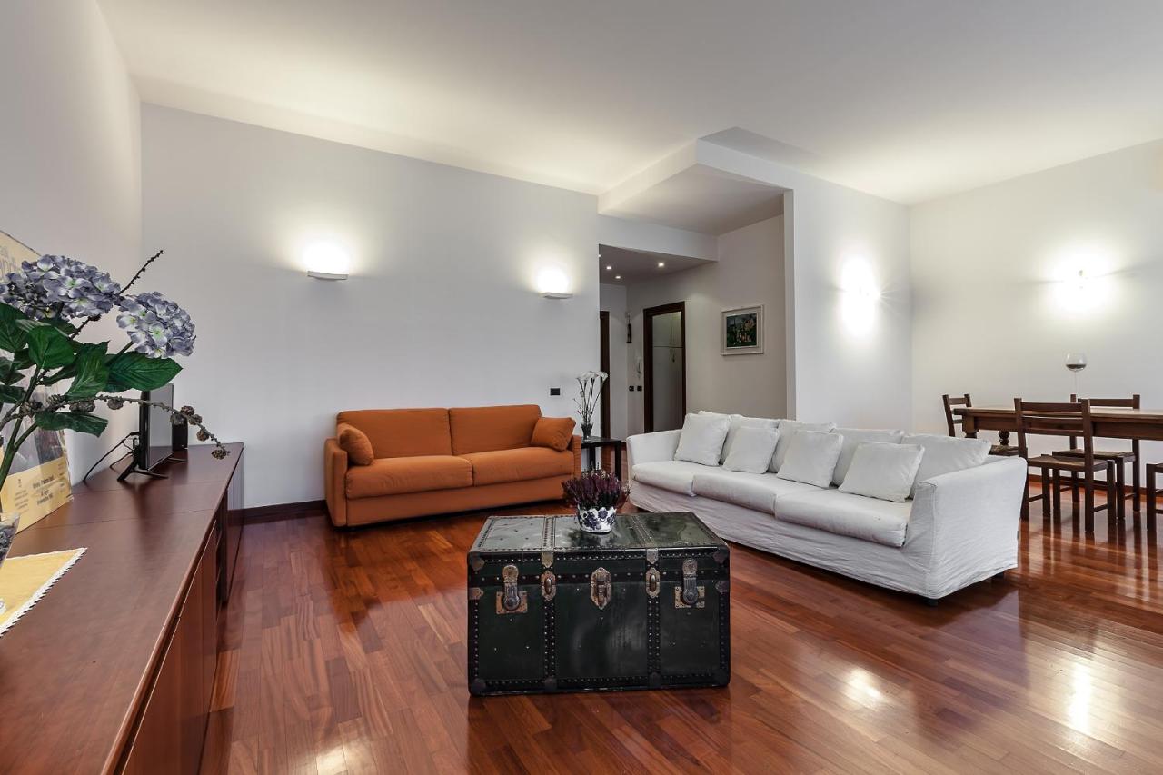 Big living room with couches.