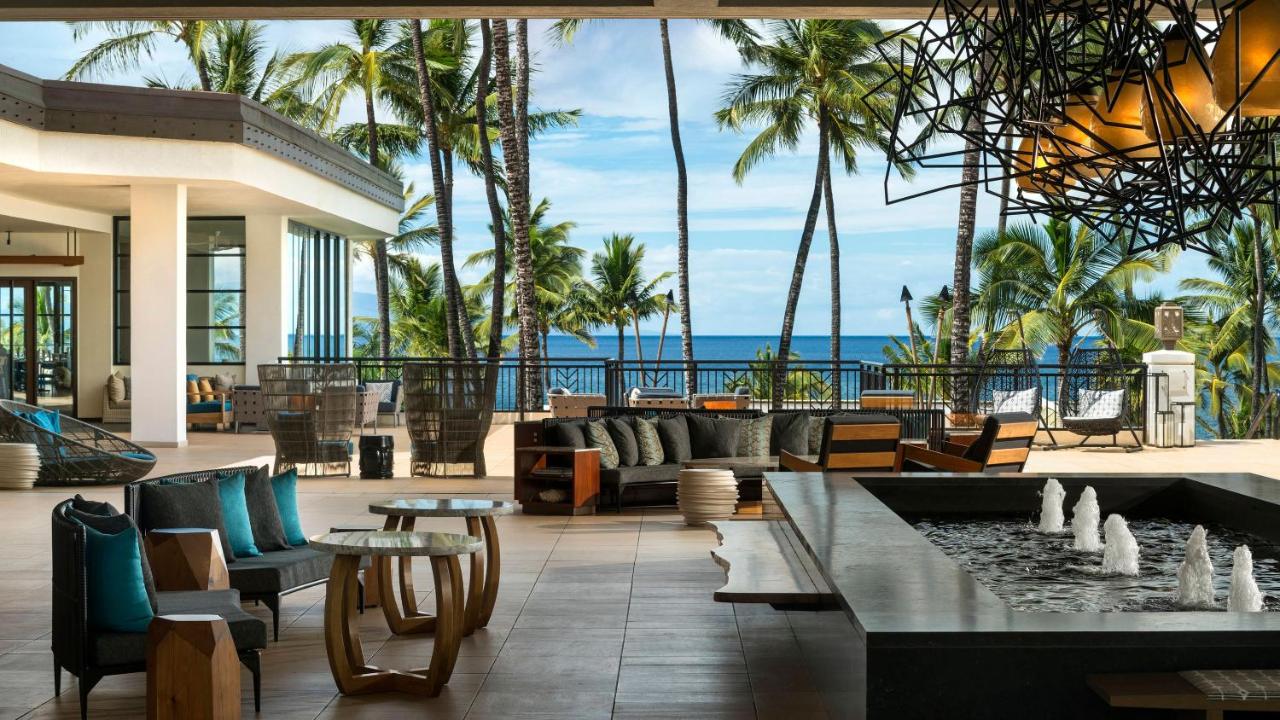 Beautiful outdoor lounge area with ocean views.