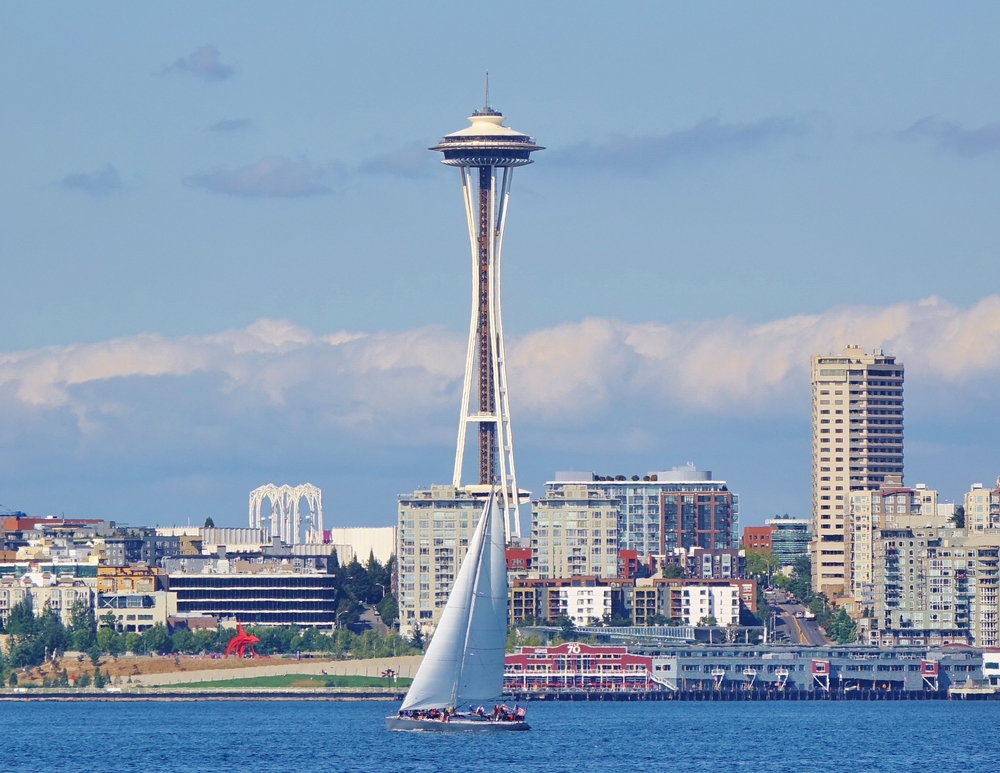 The space needle in Seattle 