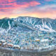 park city utah at sunset one of the best winter vacations in the USA