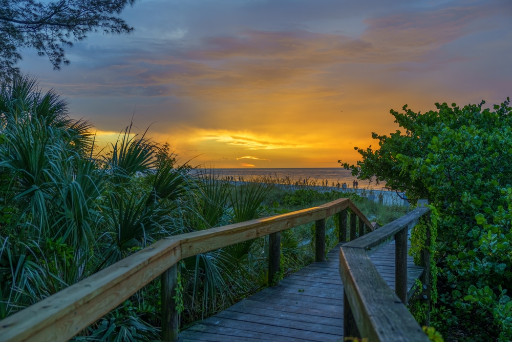 One of the best things to do in Anna Maria Island is go to private beaches like Bean Point beach. As seen in this photo, the beach is undisturbed and naturally beautiful. 