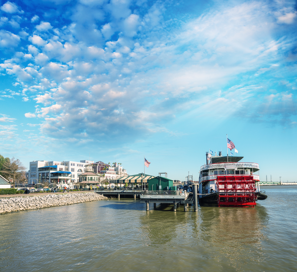 a river cruise in New Orleans with the rivver