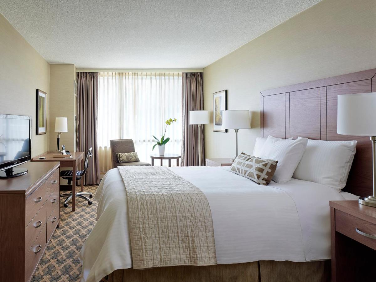 a lovely, calming, bright room featured at the Chelsea Hotel, one of the better options for hotels t stay at your weekend in Toronto