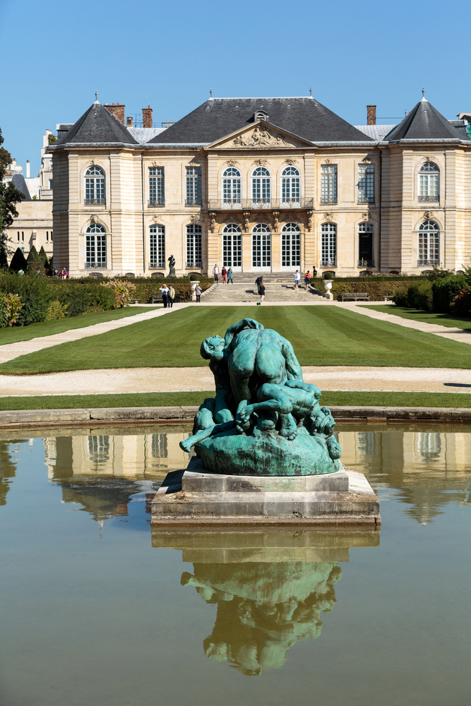 The exterior and gardens of the Rodin Garden is one of the many things to do in 3 days in Paris. 