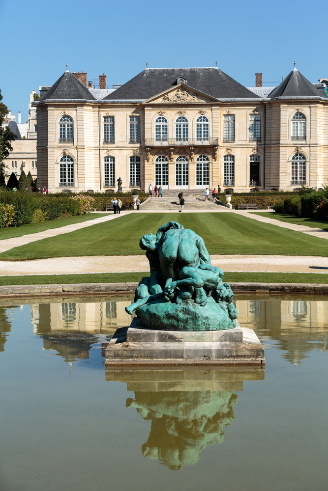 The exterior and gardens of the Rodin Garden is one of the many things to do in 3 days in Paris.