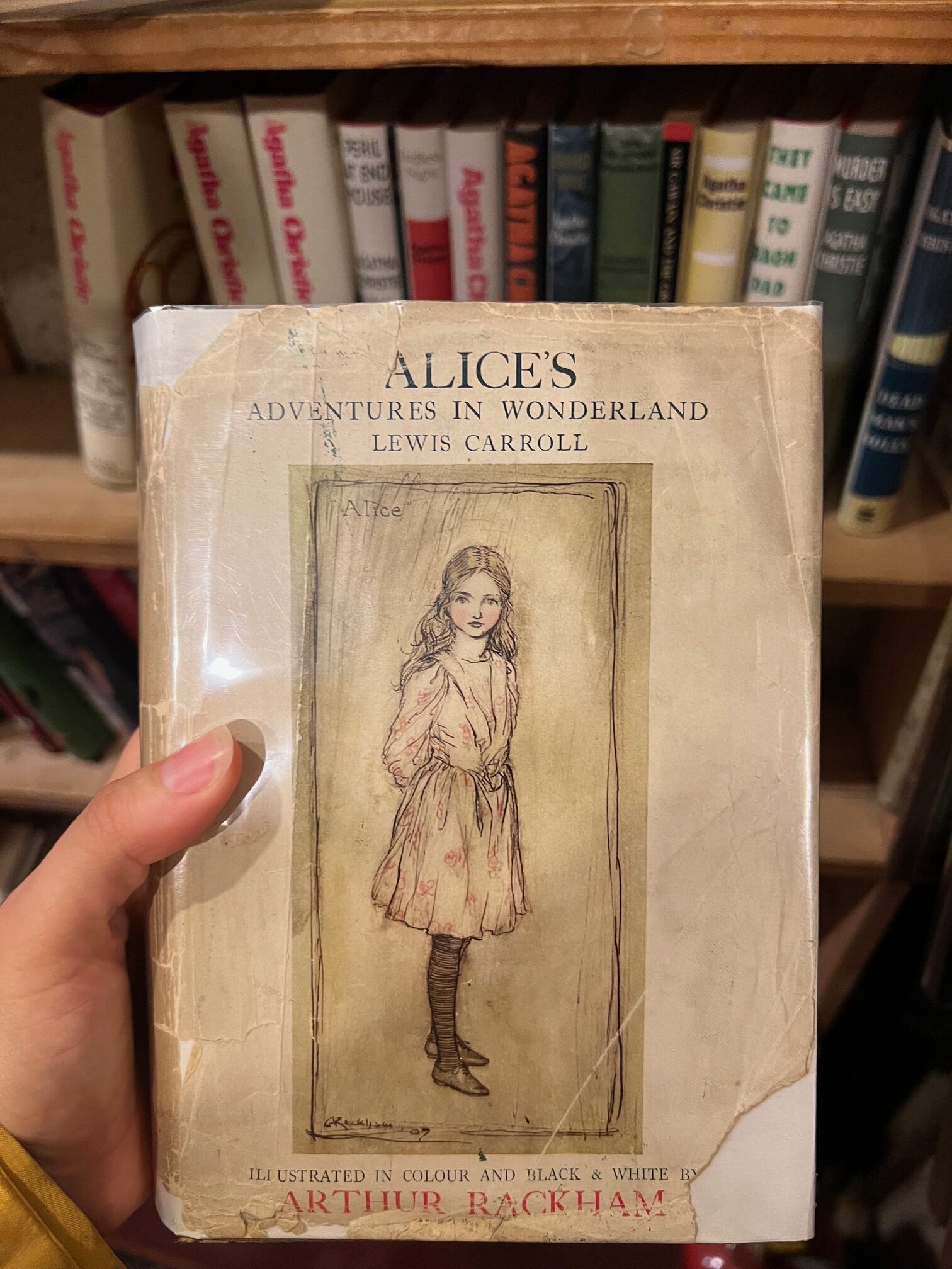 alice's adventure a book from the 1800's in Armchair Bookstore