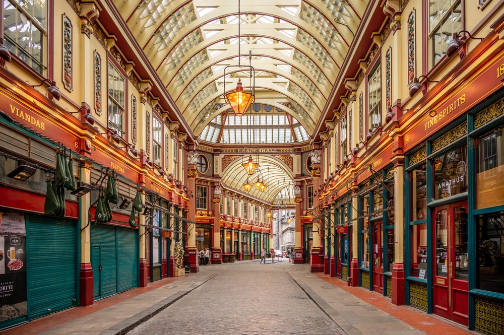 

Leadenhall Market is architecturally stunning and the perfect place to visit for one of the many London Markets
