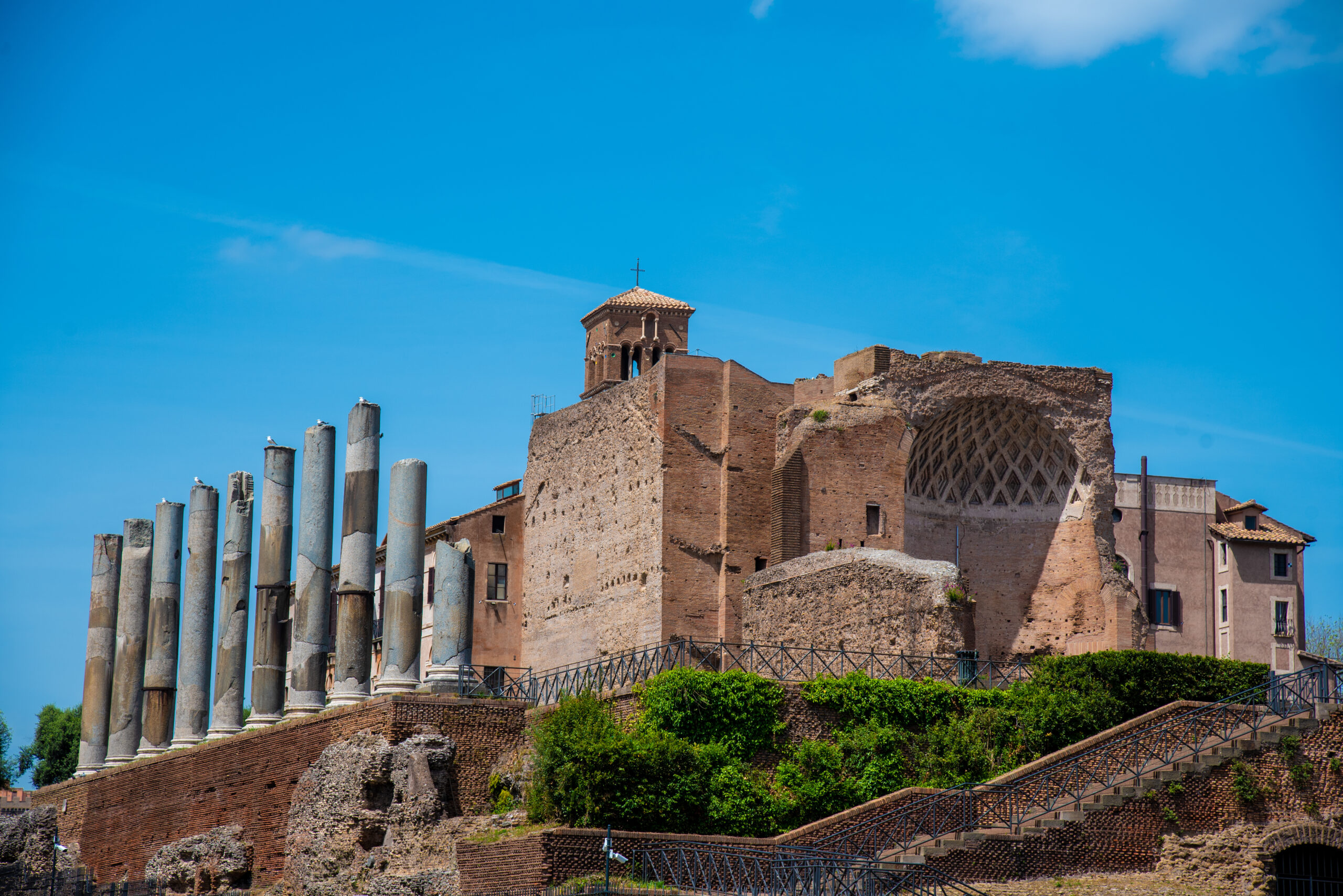 External view of the Domus Aurea