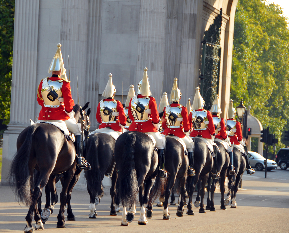 the changing of the guards, horseman on horses is one of the mst sees with 4 days in London