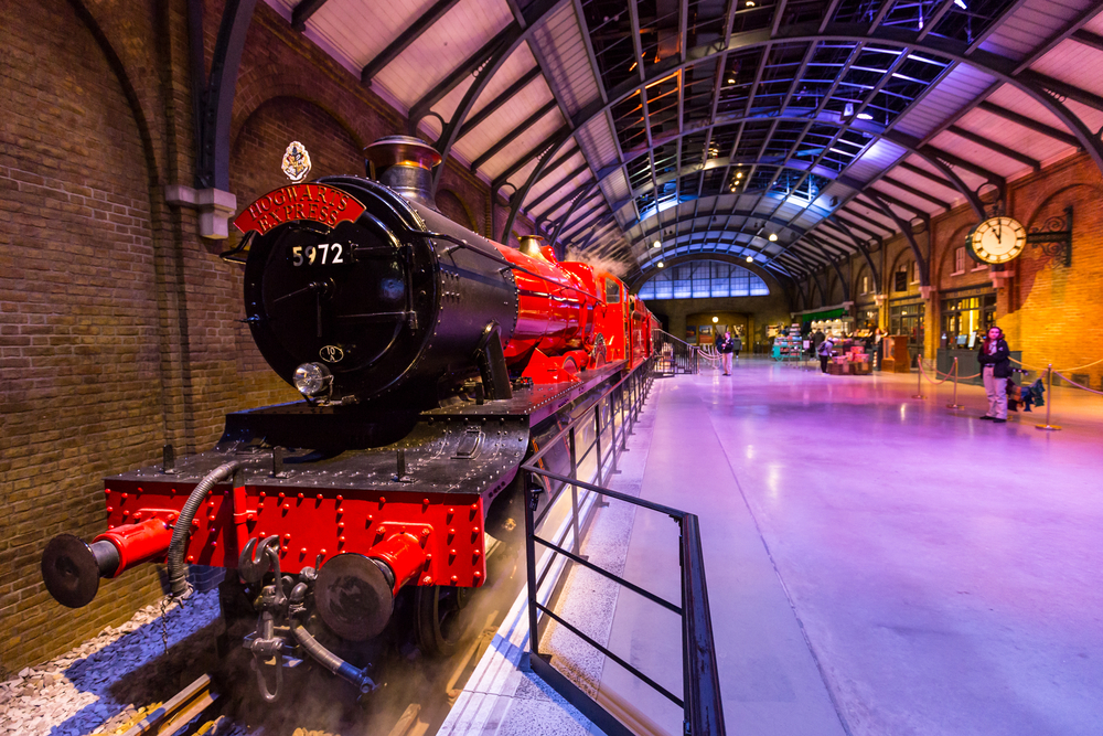 The hogwarts express at Warner Bros Harry Potter Studios.