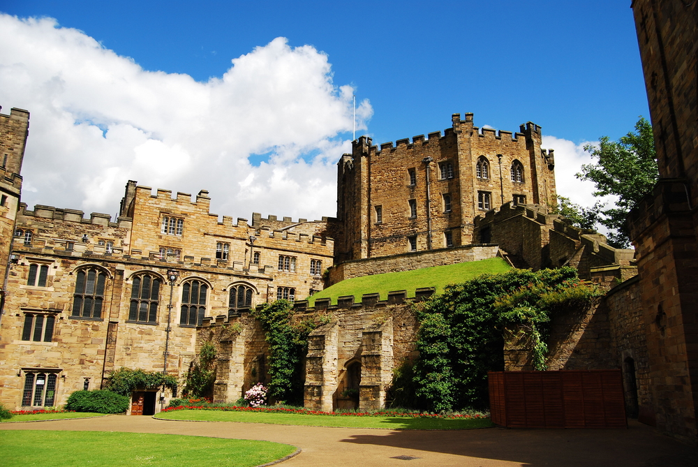 Durham Castle in Durham University you are see the side of the castles. One of the best castles in England.  