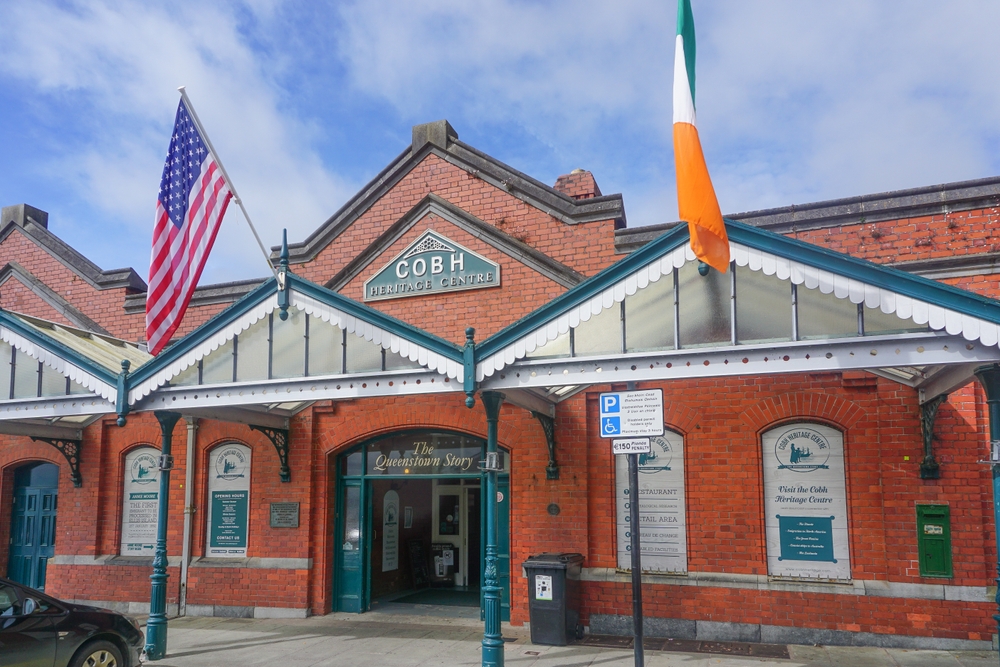 The Cobh Heritage Centre is a museum in a restored Victorian railway station. Exhibits tell the story of emigration from this port town.