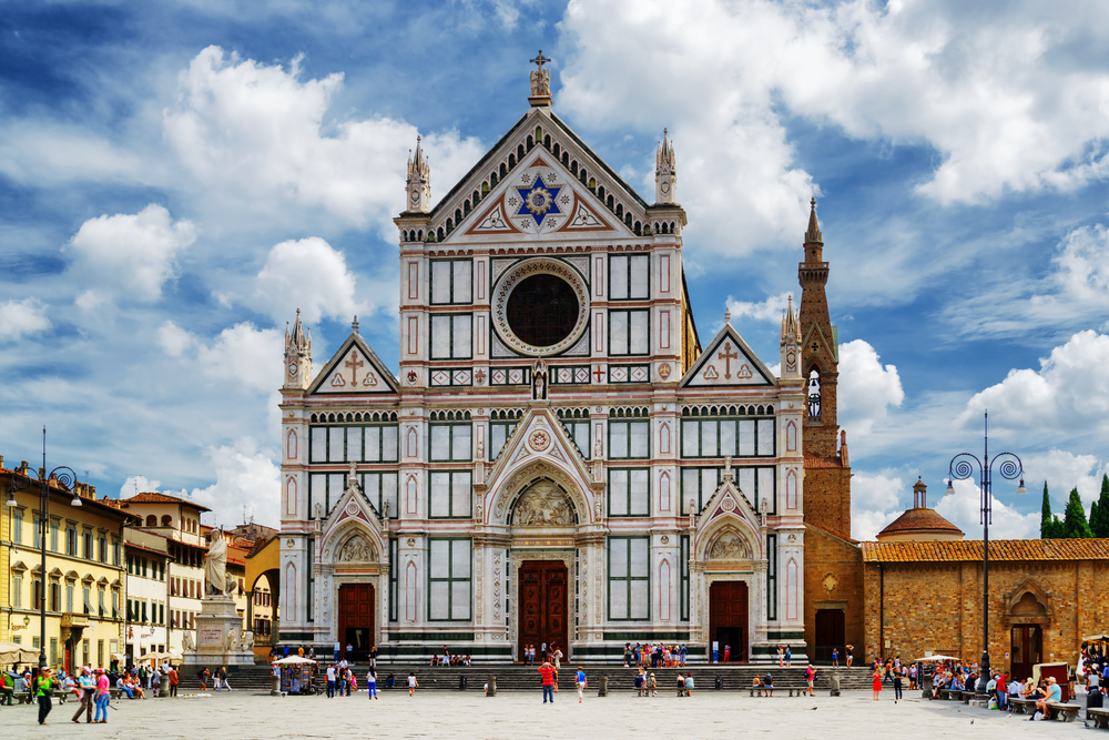 For those visiting on a Monday the Basicilia of Santa Croce is an amazing church to visit the exterior of marble is stunning