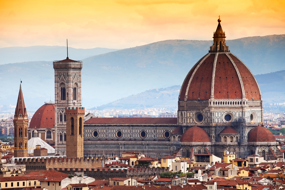 The Duomo as seen from the view of another building is a MUST see on a one day in Florence itineary