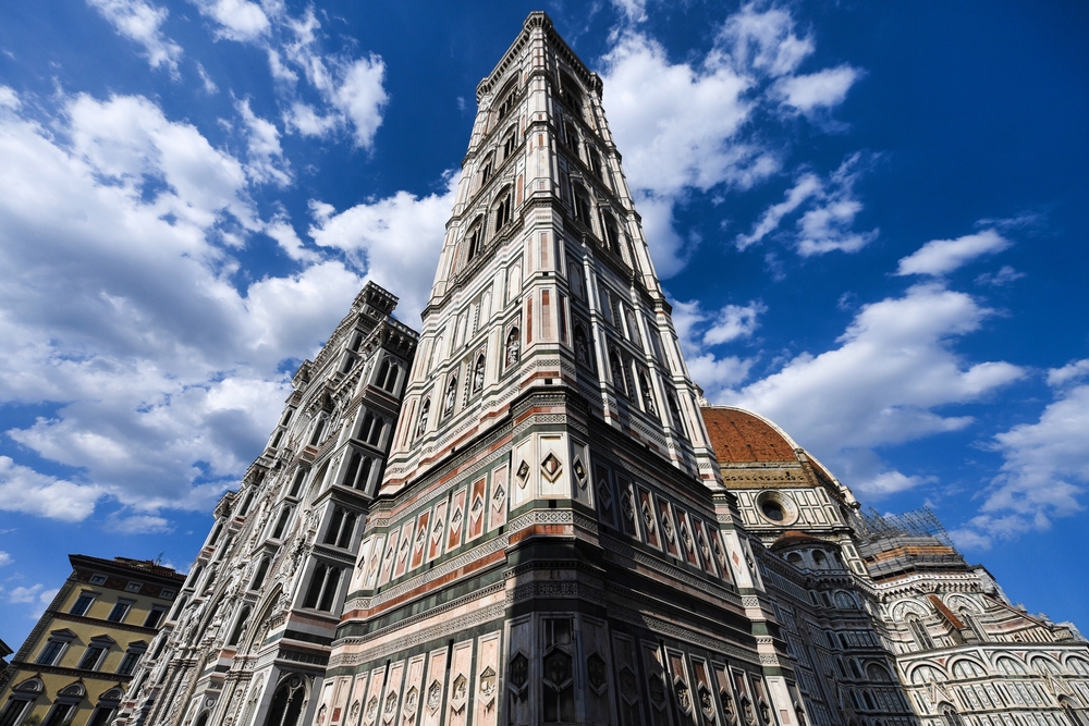 The exterior architecturally stunning building of the Opera del Duomo Museum 