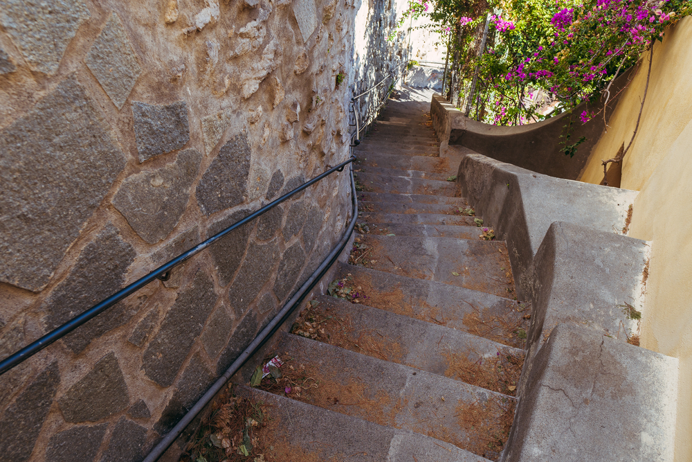 stairs on the Amalfi coast