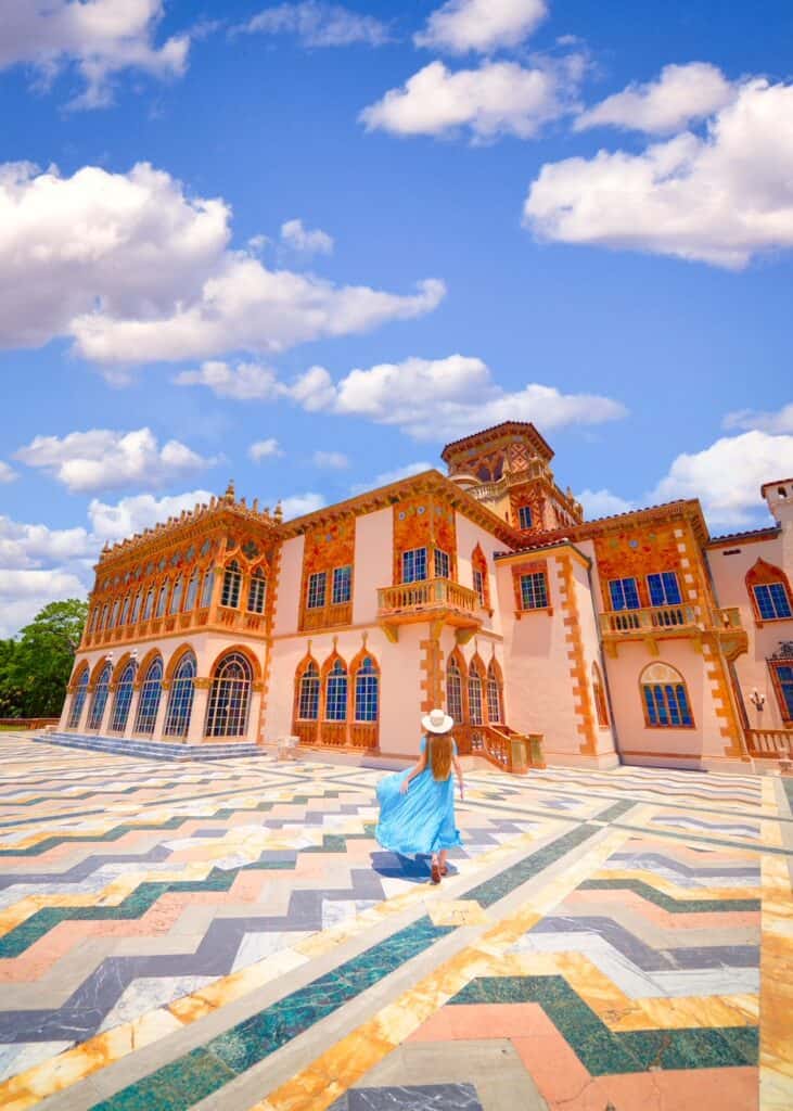 The Ringling Museum stunning exterior I sone of the fairytale places in the USA you must visit