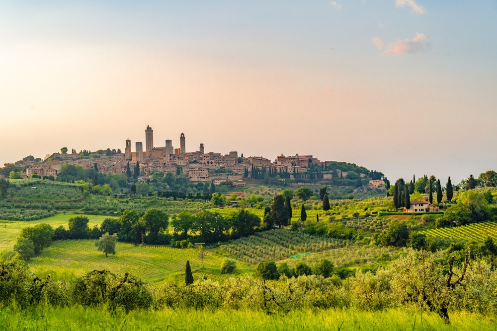 Once again, the green rolling hills, tall trees, and historic ruins and stony buildings of Northern Italy stand out: knowing the things to buy from Amazon for Italy help prep for places like this. 