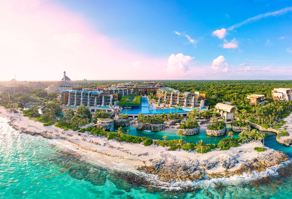 Knowing what things to buy from Amazon for an all-inclusive resort can have you enjoy a resort like this: with private pools, lagoons, and being beachside!