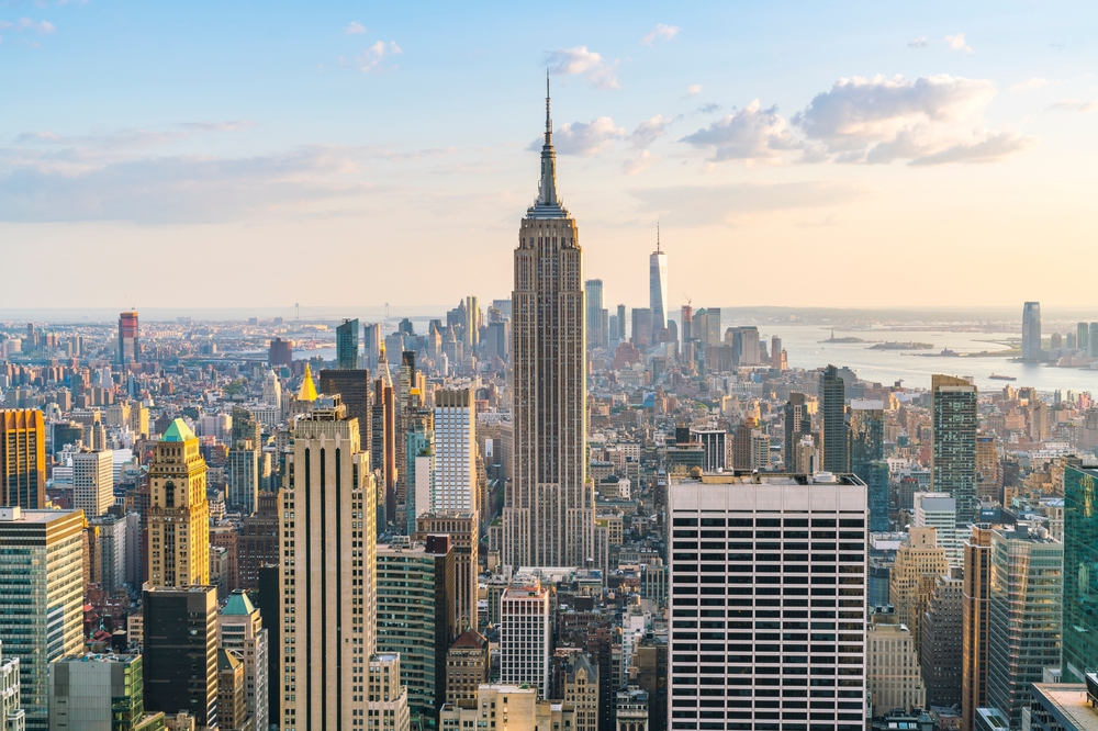 A stunning view of New York City, showcasing iconic landmarks and the bustling urban atmosphere. Article is about things to buy from Amazon for NYC.