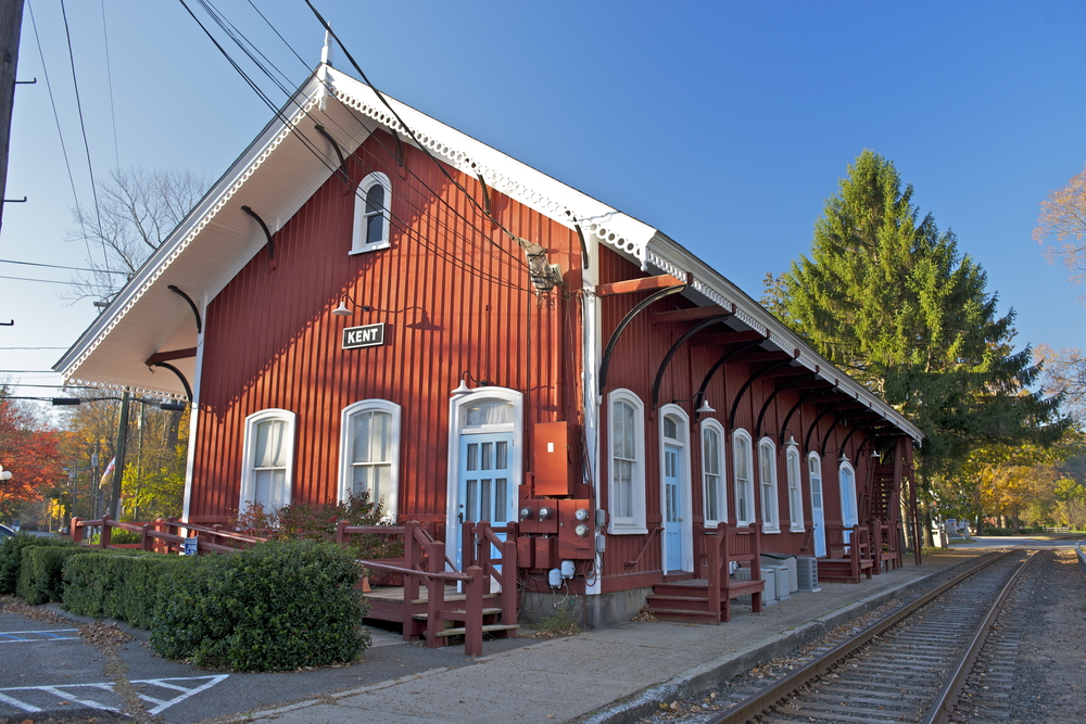 The Old train station, Kent, Connecticut,